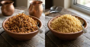 Bhujia vs Sev Difference