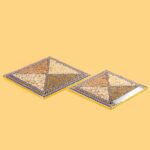 Square Dry Fruit Tray 500g – Cashews, Almonds, Raisins, Salted pistachios