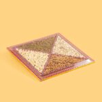 Square Dry Fruit Tray 700g – Cashews, Almonds, Raisins, Salted pistachios