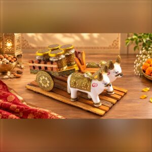 Bullock Cart Dry Fruit Box