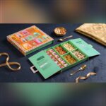 Green & Pink Double Door Gift Box – Diwali gift box