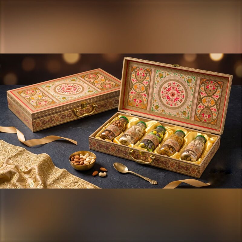 Dry Fruit Suitcase Box – Diwali gift box
