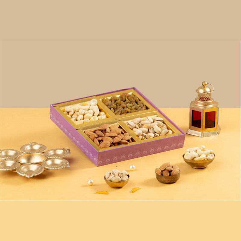 Paradise Collection Dry Fruit Box 200g Paradise Collection Dry Fruit Box 200g – Cashews, Almonds, Raisins, Salted pistachios