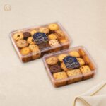 Premium Assorted Biscuits in clear gift boxes, 800g and 400g