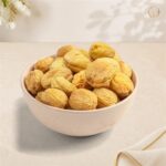 Dried Apricot (Jardalu) in a white bowl
