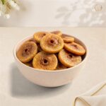 Dried Figs (Anjeer) in a white bowl