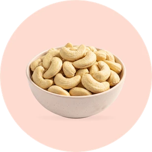Cashews in a bowl