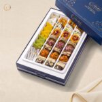 Assorted Kaju Sweets 1 kg navy gift box – Radhe Prem Ni Mithaas