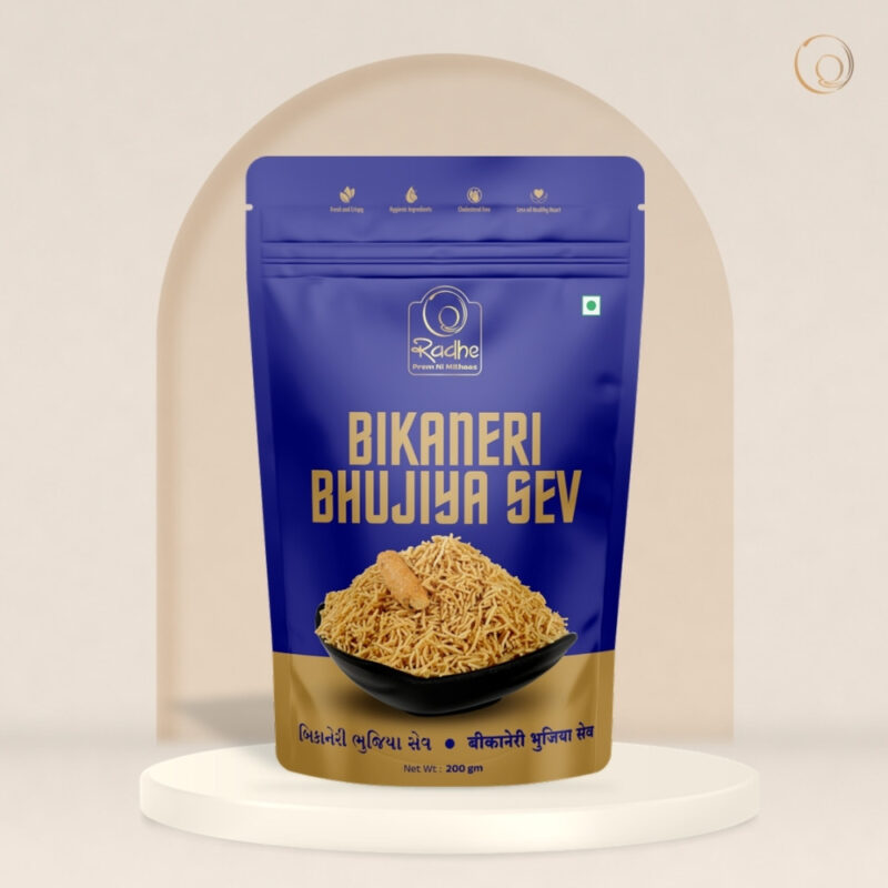 Bikaneri Sev 200g pack Bikaneri Sev 200g pack – Radhe Prem Ni Mithaas