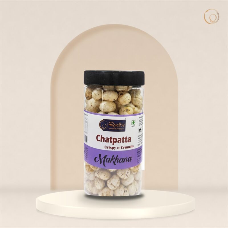 Chatpatta Makhana 70g Chatpatta Makhana 70g jar – Radhe Prem Ni Mithaas