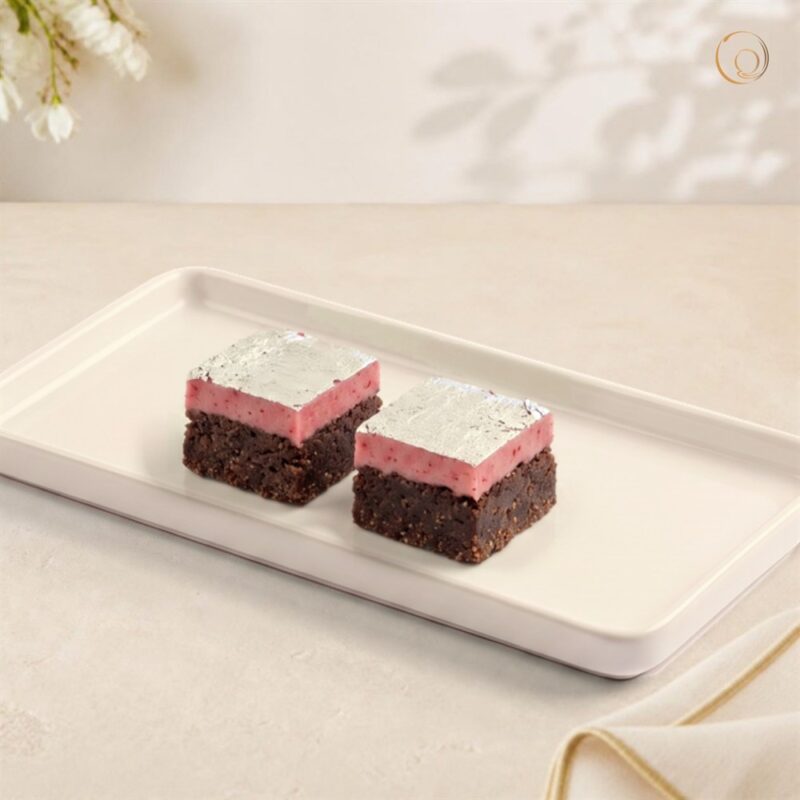 Choco Strawberry Barfi Choco Strawberry Barfi – Radhe Prem Ni Mithaas