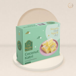 Coconut Katri 250g box – Radhe Prem Ni Mithaas