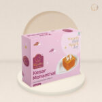 Kesar Mohanthal 500g box Kesar Mohanthal 500g box – Radhe Prem Ni Mithaas