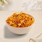 Rajasthani Mixture in a white bowl – Radhe Prem Ni Mithaas