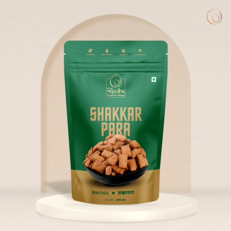 Shakkar Para 200g pack – Radhe Prem Ni Mithaas